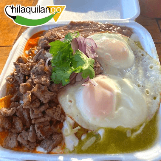 Chilaquiles Mixtos Huevo/Carne