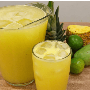 Agua de 1 Litro y 1\2 de Hierbabuena con Limón