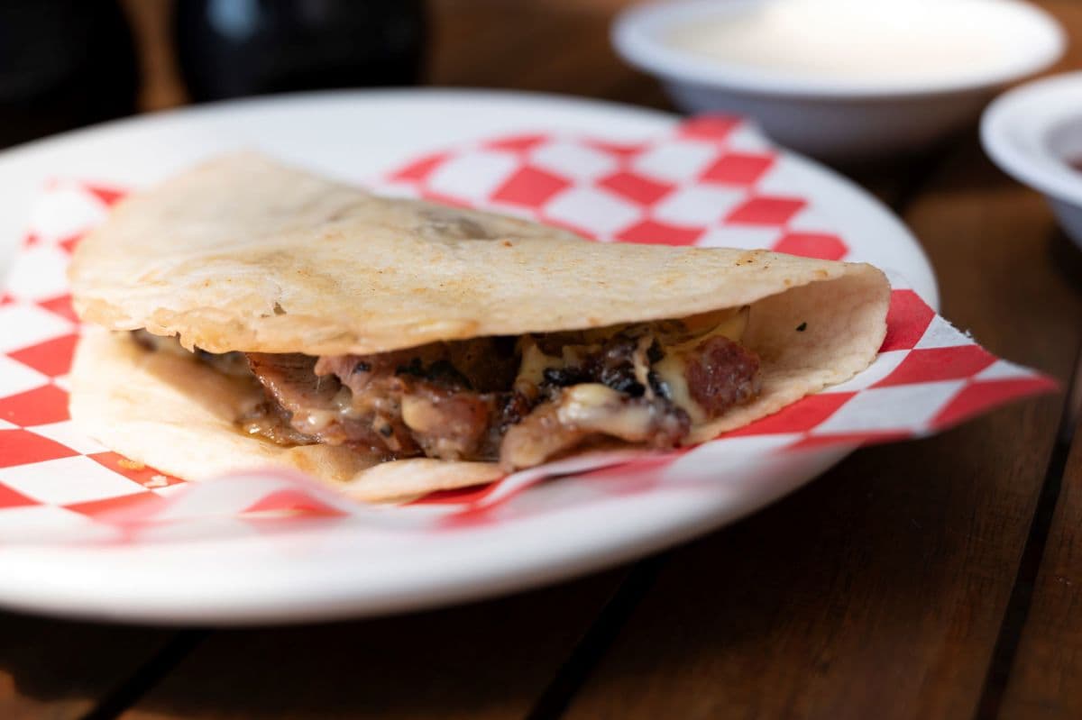 QUESADILLA ARABE EN TORTILLA DE HARINA