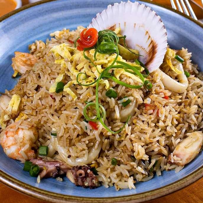 Chaufa de Mariscos.