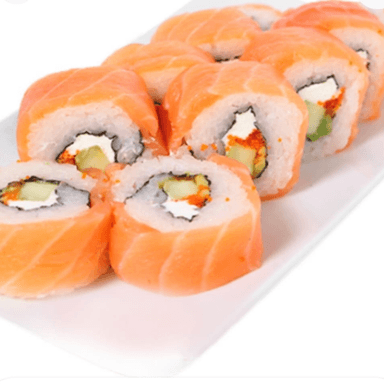 Medio Salmón Roll