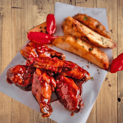 Alitas BBQ Picante
