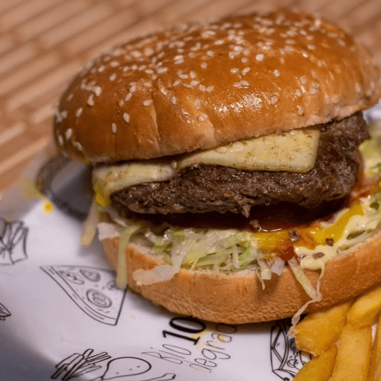 Combo Duo Hamburguesa + papas + bebida