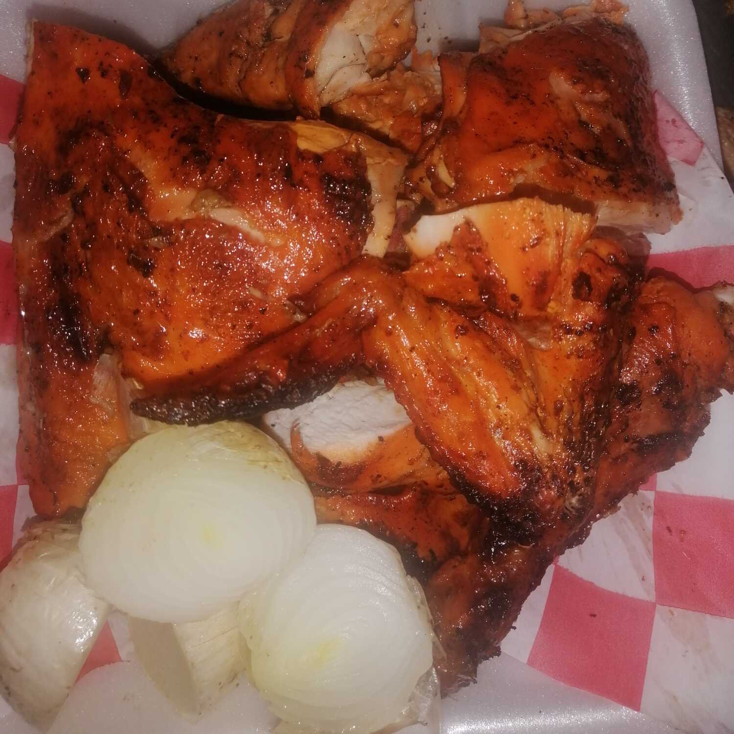 1/2 Pollo Enchilado