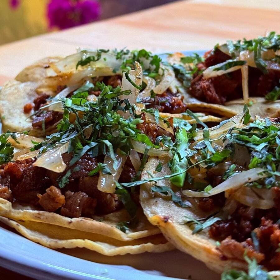 Tacos de chorizo