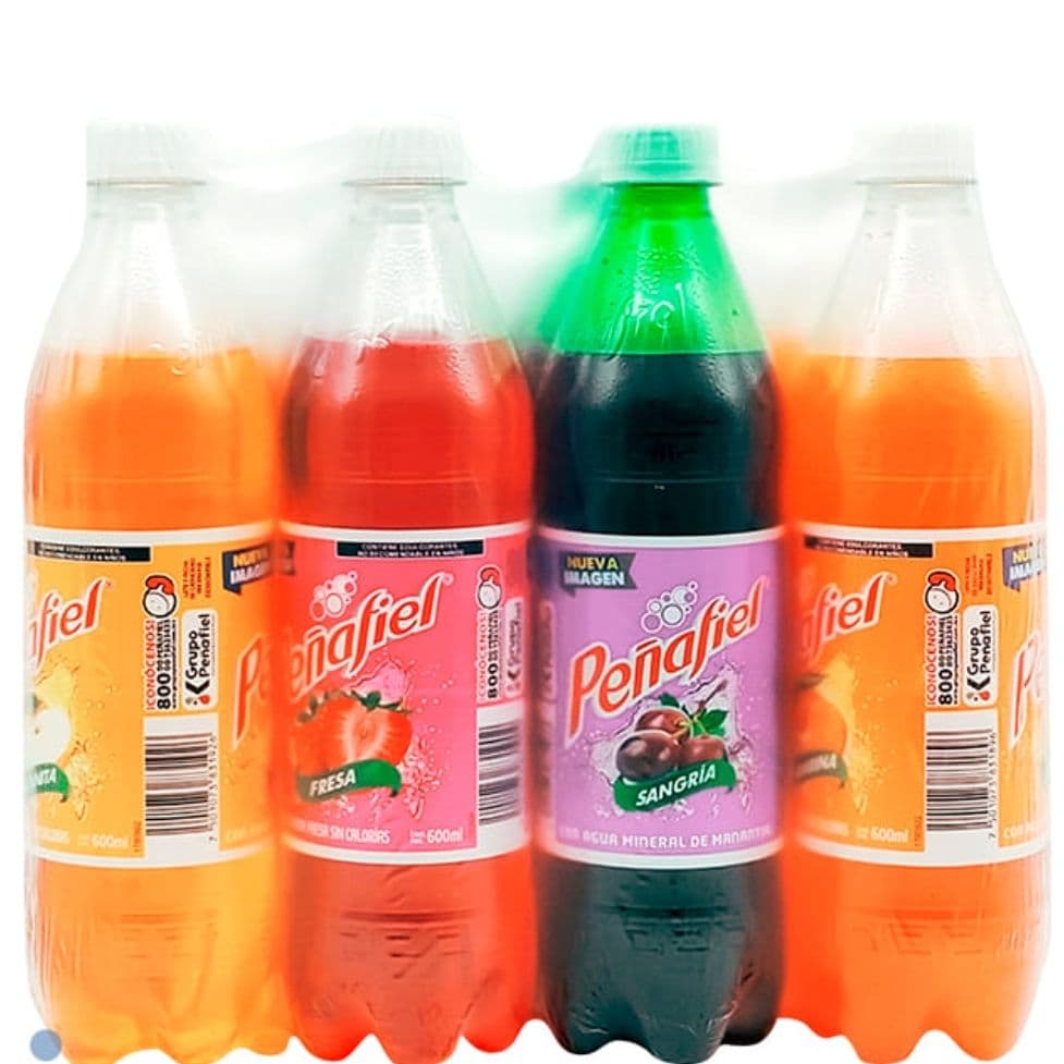 REFRESCO PEÑAFIEL SABORES 600 ML
