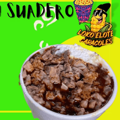 Esquites con Suadero