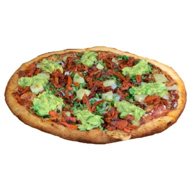 Pizza Pastor con Guacamole