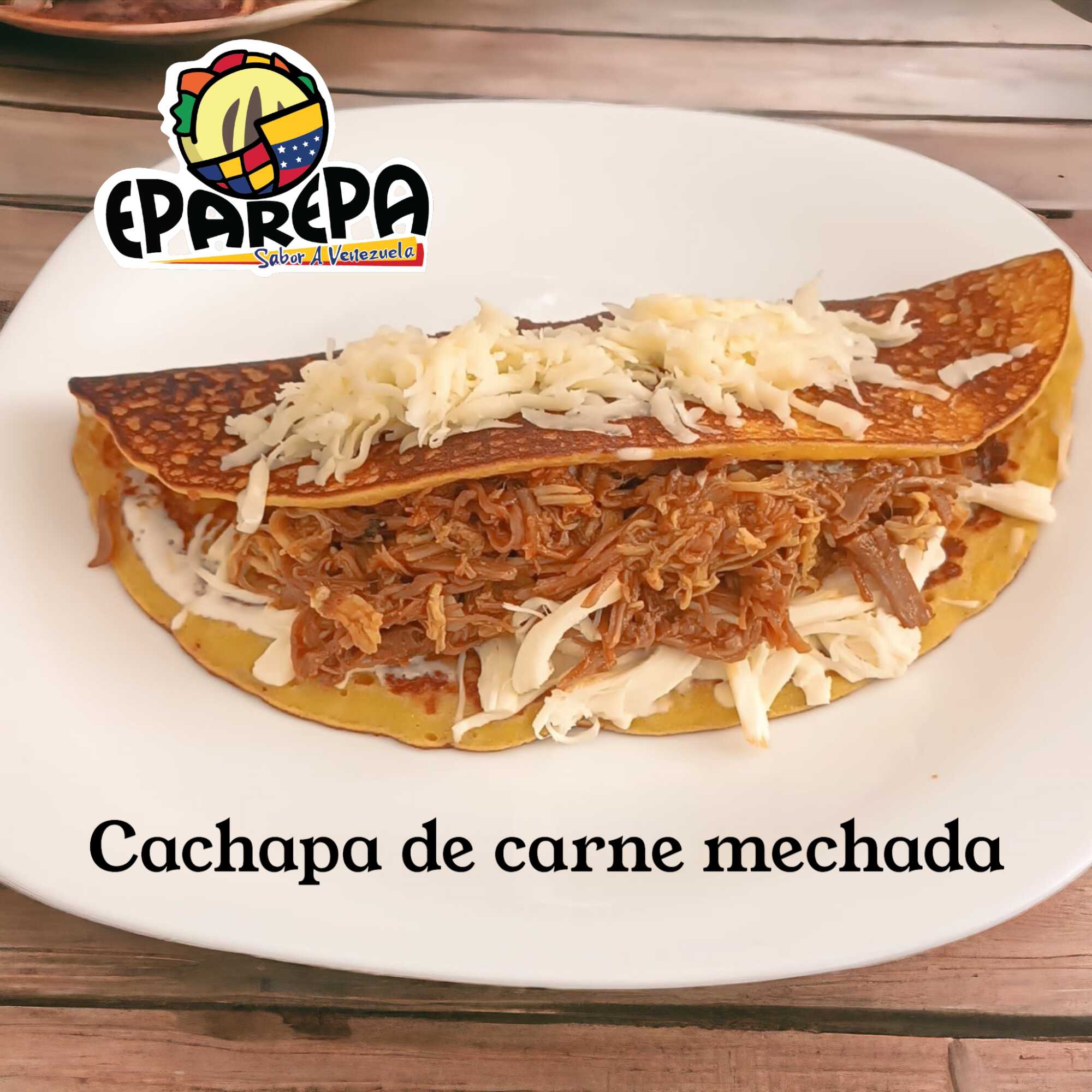 Cachapa de Carne Mechada