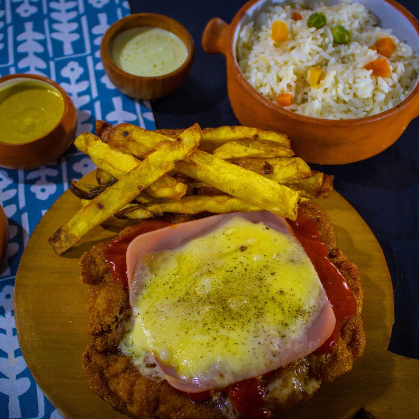 Milanesa a la Napolitana