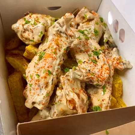 Alitas Acevichadas 6 Piezas