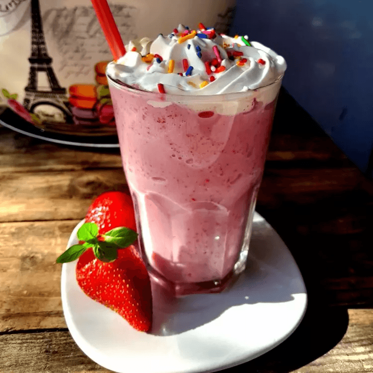 Frappé Fresas Con Crema