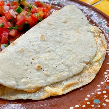 Quesadilla con Bistec con papas