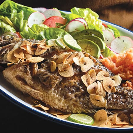 Pescado al Mojo de Ajo