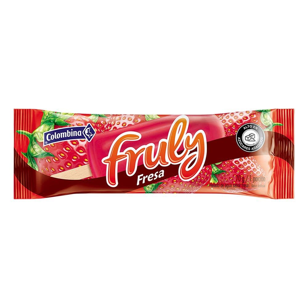 Paleta de Agua Sabor Fresa