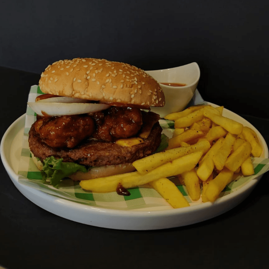 Hamburguesa con Boneless