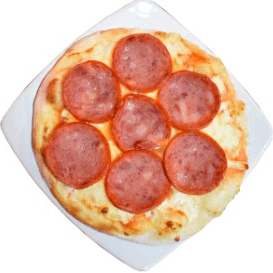 Combo Pizza Salami con Champiñon