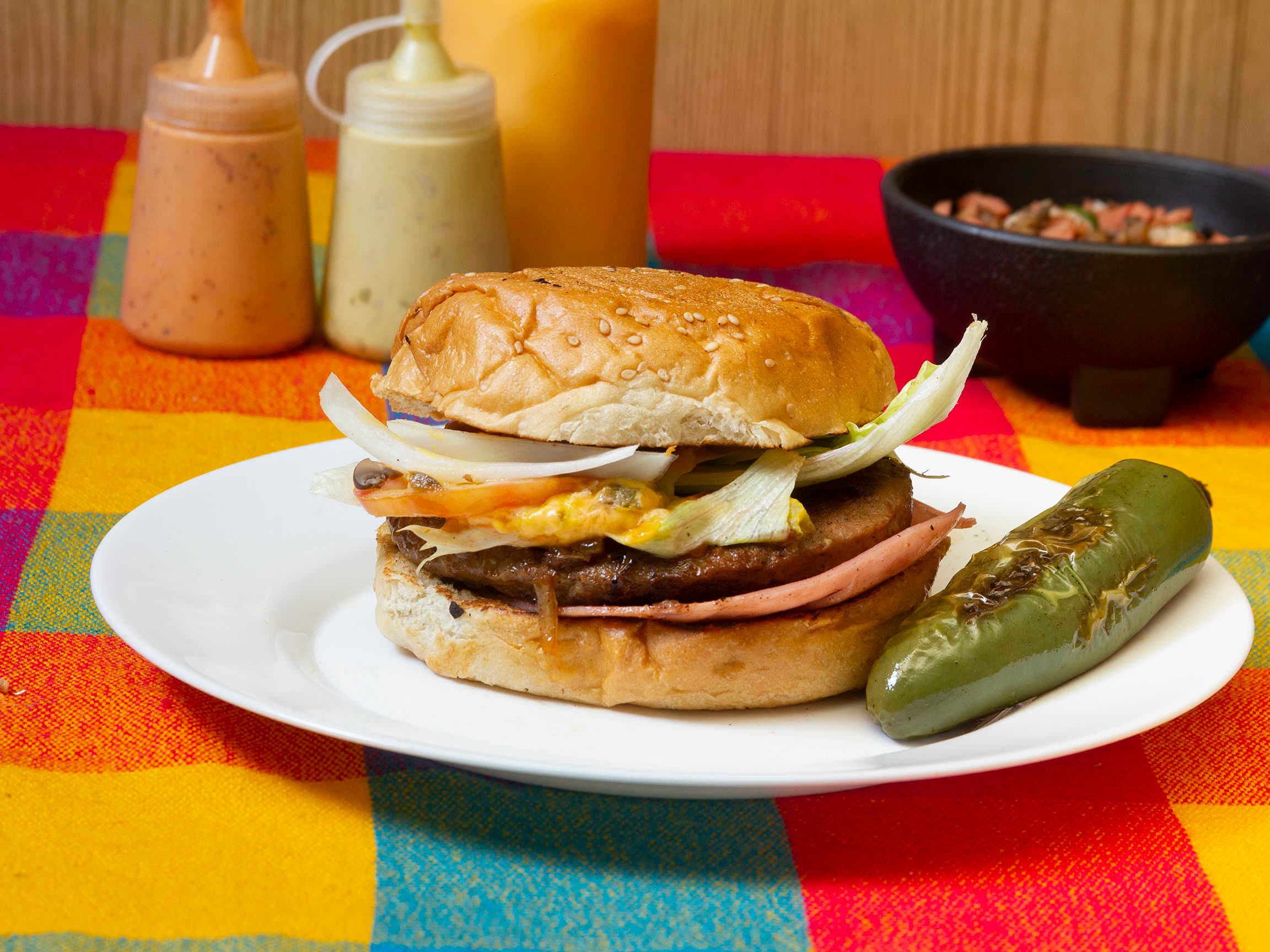 Combo-Hamburguesa+Papas a la Francesa+Bebida