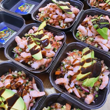 Tostadas de Camarón