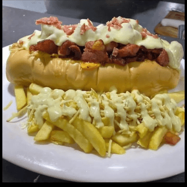 Perro Gran Danés Mixto + Papas