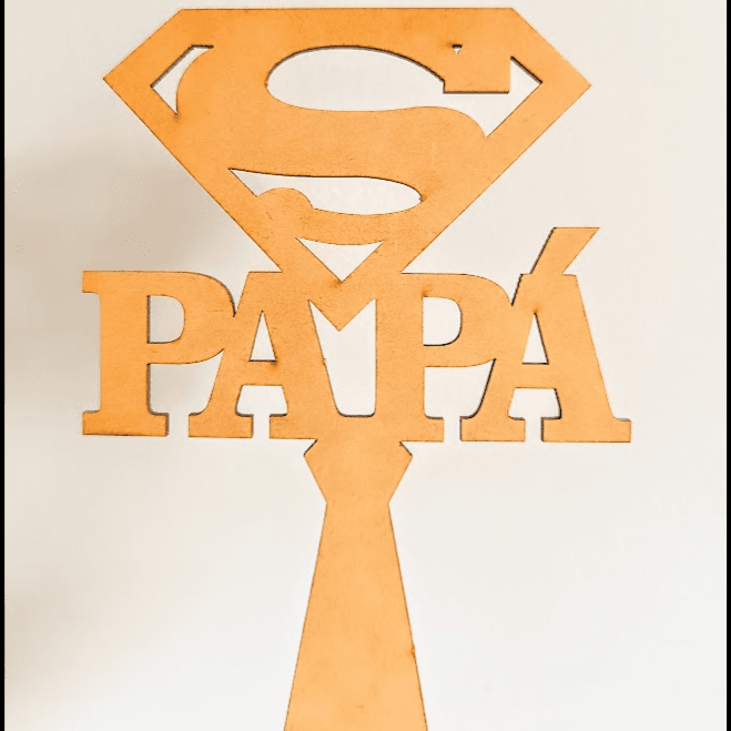 Pin O Topper Super Papá