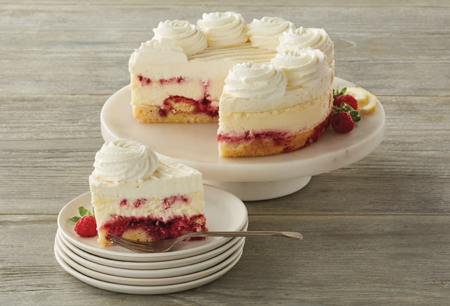 Lemon Raspberry Cheesecake