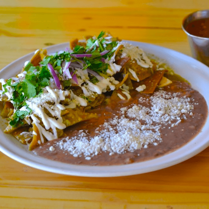 Chilaquiles Verdes Naturales