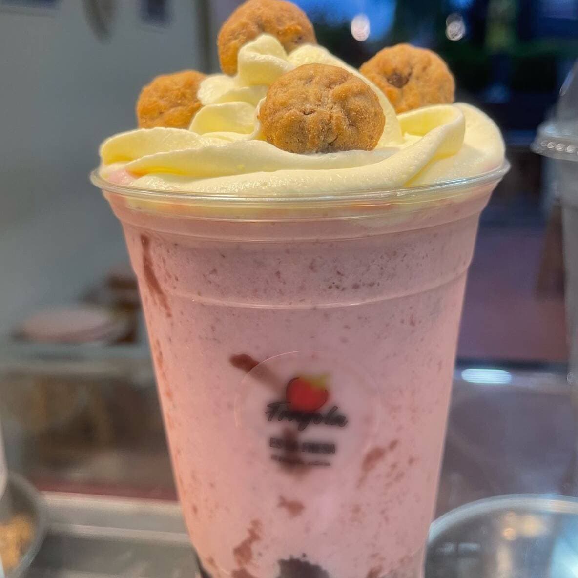 Malteada de fresa