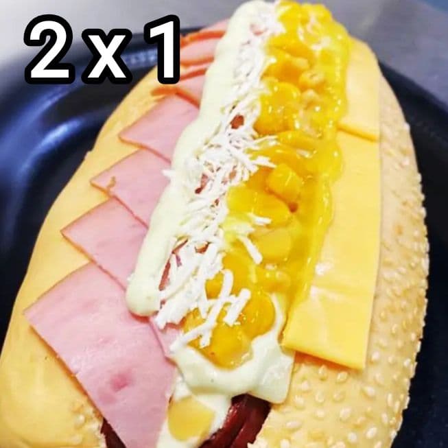 2 X 1 Perros Doble Queso (jamón,mozarella,cheddar)