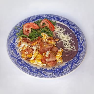Huevos con Jamón y Tocino