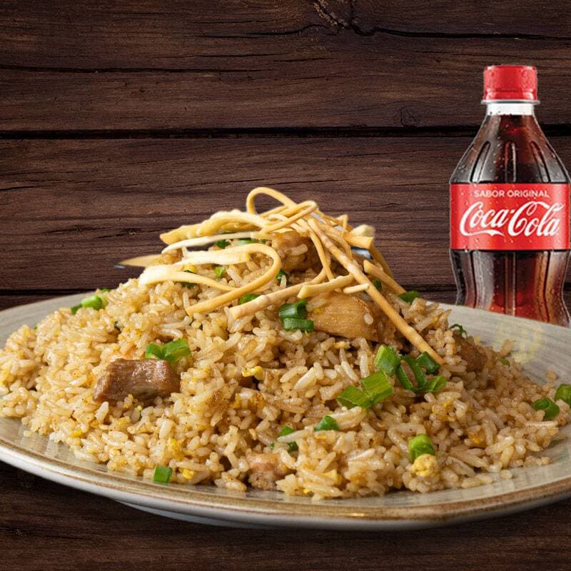 Chaufa de Pollo más Gaseosa