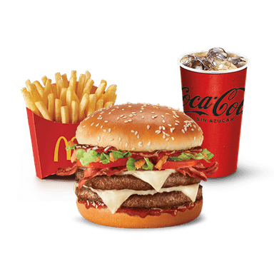 McTrío Mediano Grands BBQ Bacon Doble