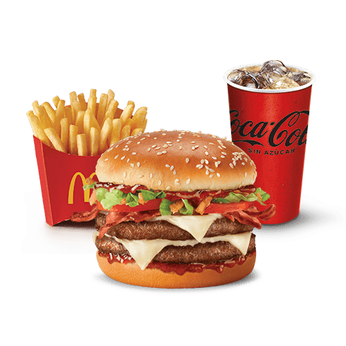 McTrío Mediano Grands BBQ Bacon Doble