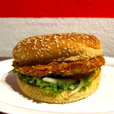 Hamburguesa de Pollo Frito