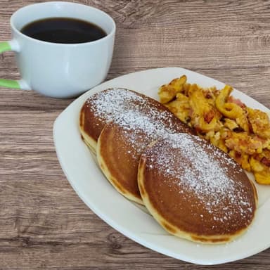 Hot Cake Rancheros & Americano