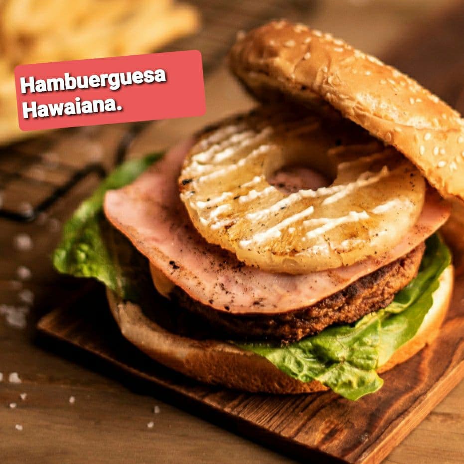 Hamburguesa Hawaiana