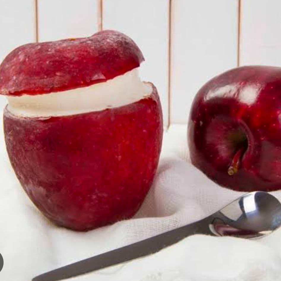 Helado artesanal de manzana
