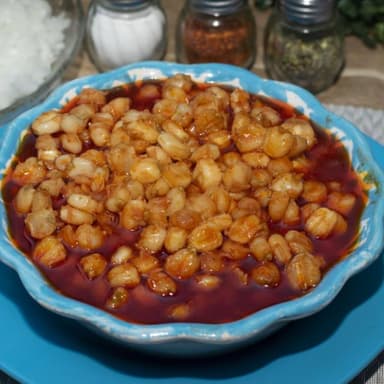 MEDIO PLATO SOLO MAIZ (MAIZ Y CALDO)