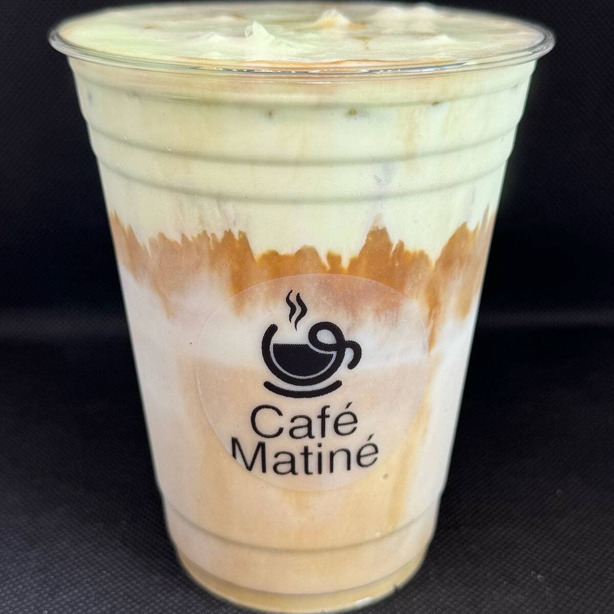 Oatmilk Iced Latte Pistache Cold Foam 16 Oz
