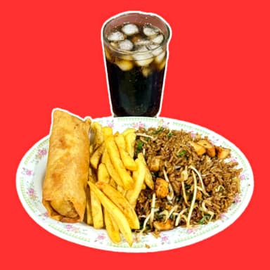 🍱ARROZ+PAPAS+TACOS+BEBIDA🍱