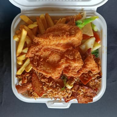 Combo 3, Filet de pollo empanizado