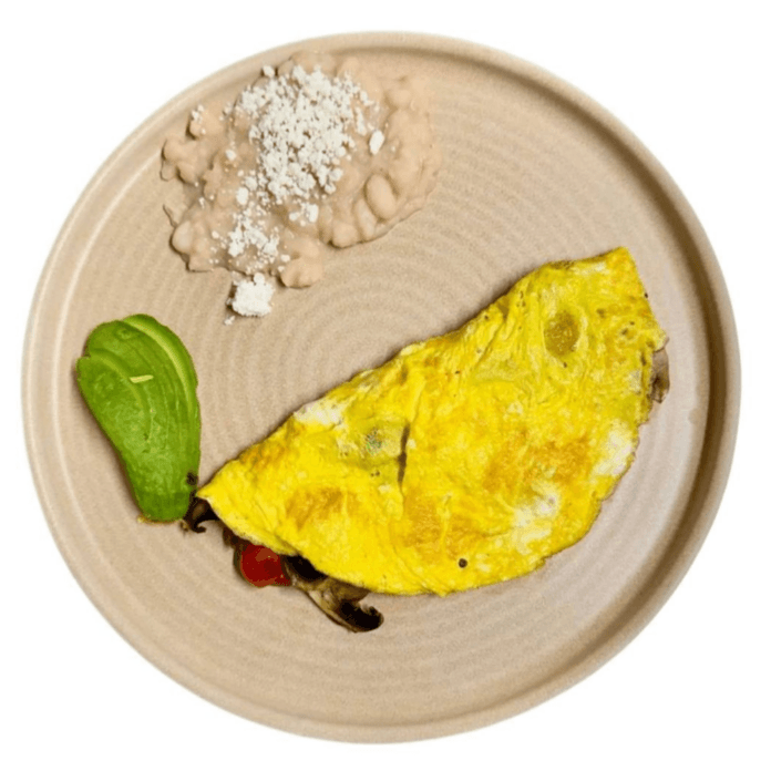 Omelette con 2 ingredientes