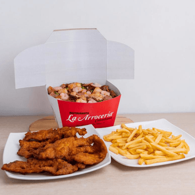 combo 5 porciones + chuleta