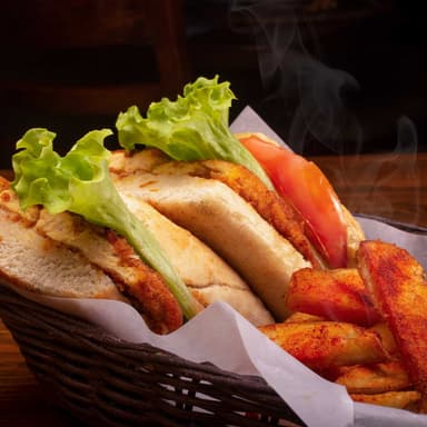 Panino Petto Di Pollo Alla Parmigiana