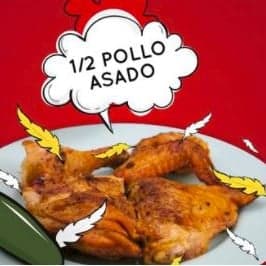 Medio Pollo Asado