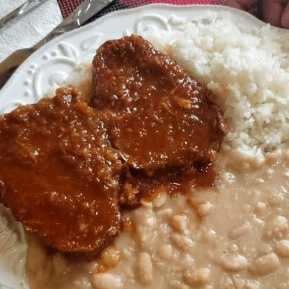 Frejoles con Asado de Res + 500 Ml de Emoliente