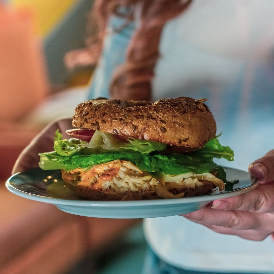 Bagel de Pollo