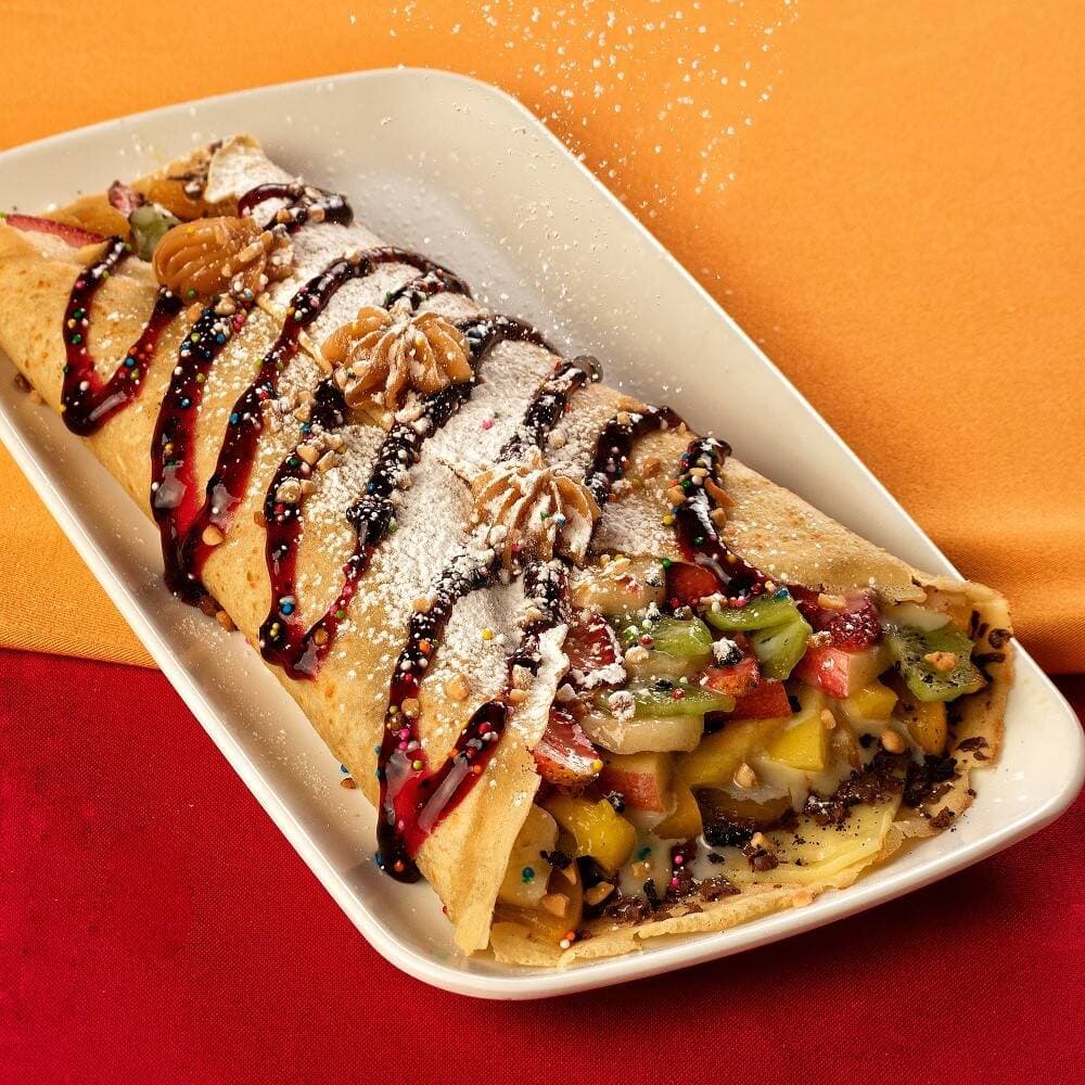 ⭐Crepe Super Fetival De Frutas