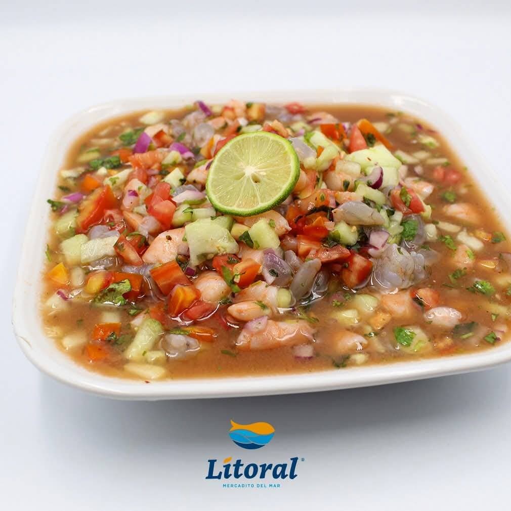 Litro Ceviche De Camaron Mixto