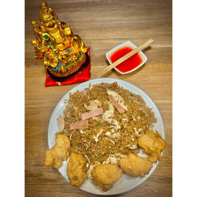 Arroz Especial y Agridulce Mediano.